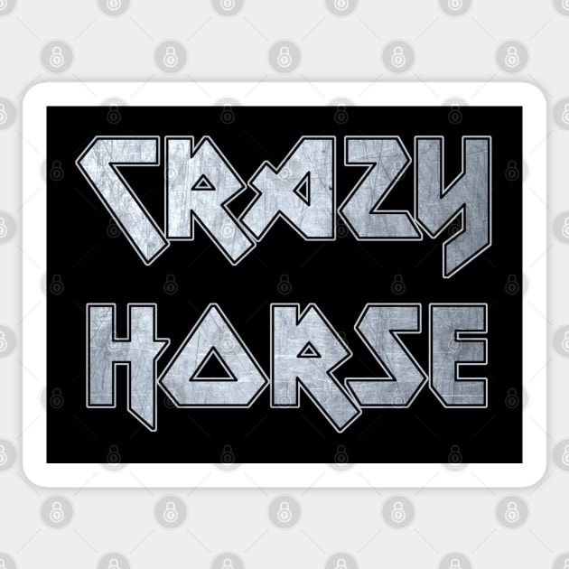 Crazy Horse Sticker by Erena Samohai